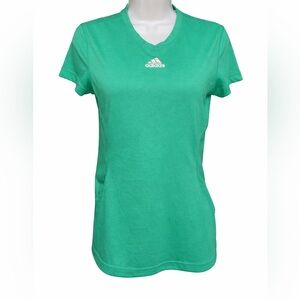 Adidas Climalite Women's Green Short Sleeve Tee